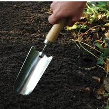 Blumenkelle Handschaufel Mit Holzgriff Edelstahl Schaufel Gartenwerkzeug Edelstahl