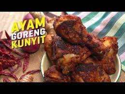 Turmeric Fried Chicken Recipe Resep Makanan Ayam Goreng Resep Ayam