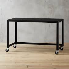 4.3 out of 5 stars, based on 333 reviews 333 ratings current price $53.99 $ 53. Go Cart Black Rolling Desk Reviews Cb2