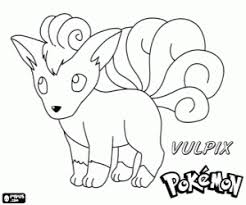 Vulpix is number 37 in the national pokédex, and unlike other pokémon, vulpix will never evolve on level up. Pokemon Coloring Pages Vulpix Coloring Pages Kids 2019