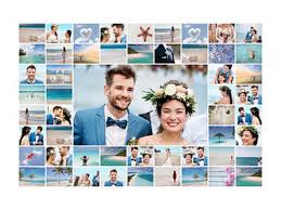 Can only work with your photos in low resolution and then. Wedding Photo Collage Up To 100 Photos