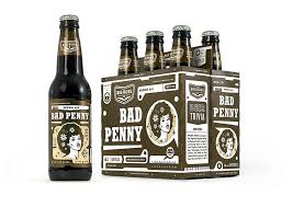 Bad Penny Beer Bottle Design Beer Beer Bottle