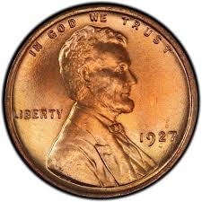 1927 Lincoln Wheat Pennies Values And Prices Past Sales