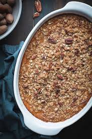 Mix in sugar and fuller's sugarhouse pure maple syrup.; Pumpkin Crisp Taste Love And Nourish