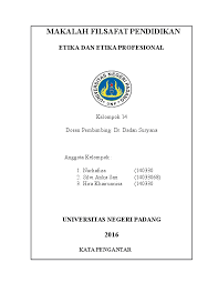 Maybe you would like to learn more about one of these? Contoh Judul Makalah Etika Profesi Contoh Surat Dan Format 2020