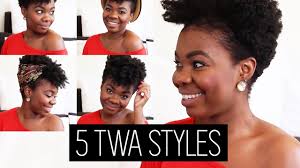 People without naturally curly hair (i.e., straight hair) can adopt this hairstyle with the help of hair. 5 Twa Styles In 5 Mins Short Natural 4c Hair African Natural Hair Blogger Youtube