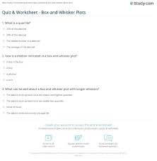 About this quiz & worksheet. Box And Whisker Plot Worksheet Generatore Answer Key 6th Grade Kuta Software Samsfriedchickenanddonuts