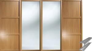 2 panel sliding closet doors. Shaker Oak Sliding Wardrobe Doors And Tracks