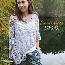 A lot of hobbies come with a embroidery designs cross stitch pattern by soeasypattern on etsy. Pineapple Poncho Free Crochet Pattern The Purple Poncho