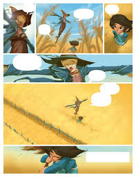 The Wizard Of Oz Comic Book Pages By Enrique Fernandez Via Behance Comic Book Pages Graphic Novel Art Graphic Novel Illustration