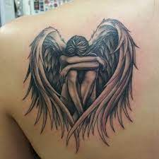 100 Angel Tattoo Ideas For Men And Women The Body Is A Canvas Angel Tattoo For Women Wing Tattoo Designs Angel Tattoos For Women