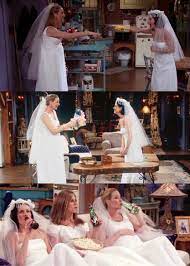 Tv Time Friends S04e20 The One With All The Wedding Dresses Tvshow Time Wedding Dresses One Shoulder Wedding Dress Dresses