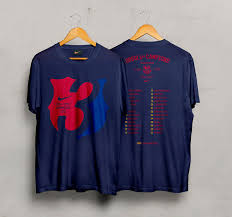 Fcb Treble Celebration Tee 2015 On Behance Tees Shirt Designs Celebrities