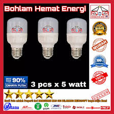 Kelebihan lampu led yang pertama adalah lampu ini lebih hemat energi. Bohlam Led 3 Pcs X 5 Watt Lampu Led Bulb Lampu Hemat Energi Bohlam Hemat Energi Lazada Indonesia