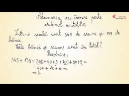 All rights reserved.proiect realizat cu sprijinul fabrica de film www.fabricadefilm.ro. Adunarea Cu Trecere Peste Ordinul Unitatilor Matematica Clasa A Ii A Youtube