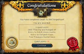 As part of the quest, the player must modify zanik's existing crossbow with additional items, reassemble it when broken, and then use its special attack to defeat the bandos avatar. Quest Death To The Dorgeshuun Sal S Realm Of Runescape