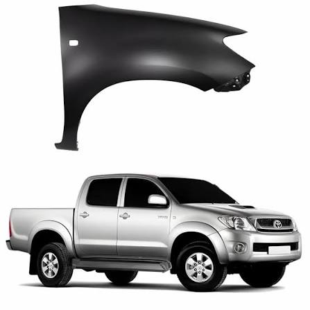 PARALAMA HILUX 06/11 LD C/F SETA E POLAINA