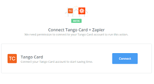 Rewards for employees · rewards for research · free to use platform How To Get Started With Tango Card On Zapier Tango Card Help Support Zapier