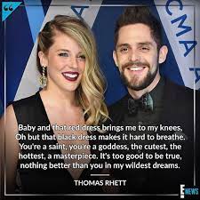 E News على تويتر Thomas Rhett Wrote Lyrics Like These For Lauren Akins And Instead Of Being Jealous Because We Are We Re Just Going To Go Ahead And Appreciate Him On Husbandappreciationday