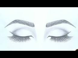 تعلـم رسم العيون المغمضه بـ طريقة سهله جدا Youtube