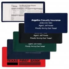 Wide auto id card holder select. Custom Insurance Card Holders