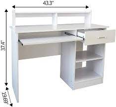 Move 40 series by bush business furniture 72w height adjustable desk, white/cool gray metallic (m4s7230whsk) final price $520.99$520.99. Home Office Writing Study Workstation Desk Office Pc Laptop Table With Storage Drawer White China Home Office Writing Study Workstation Desk Pc Desk Modern Office Table Made In China Com