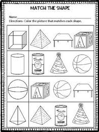 3d shapes worksheet 1 is a cut out practice exercise. 3d Shape Worksheets Kindergarten And Preschool By Ready Set Learn Shapes Worksheet Kindergarten Shapes Worksheets Shapes Kindergarten