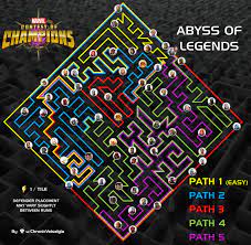 Mcoc is all about the awesome roster of champions we have crafted over the past 5 years, but what does the future hold for champions, and what do we have planned for champions of the past? Mcoc Abyss Of Legends Full Map Updated Contestofchampions