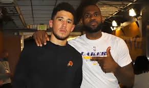 Find the latest in devin booker merchandise and memorabilia, or check out the rest of our nba basketball. Lebron James Gives Devin Booker Jersey Signed Continue To Be Great