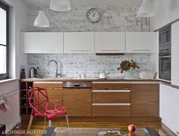 Galeria Zdjec Cegla W Kuchni 10 Pomyslow Na Wykonczenie Sciany W Kuchni Zdjecia Zdjecie Nr 6 White Modern Kitchen Modern Kitchen Kitchen Design