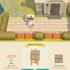 You can also see the top custom design patterns from users all around the world here! Beachy Wood Floor Path Comes With Wood Ends And A Set Of Stairs Also Has Transparent Pixel M Animal Crossing Wild World Animal Crossing Game Animal Crossing