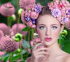 HD ~flora with butterflies~ wallpapers