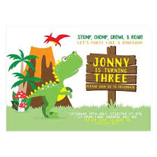 Let download dinosaur birthday party kits now in seconds. Dinosaur Birthday Invitation Template