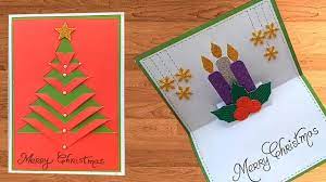 Christmas cards app allows you to create amazing christmas cards for your friends. Handmade Christmas Greeting Cards Christmas Pop Up Card Youtube
