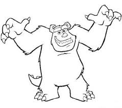 Personajes De Monsters Inc Para Colorear Y Pintar Colorea El Dibujos Monsters Inc Coloring Pages Sullivan Monsters Inc