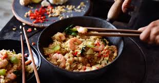 Schnell Einfach Pak Choi Reis Topf Mit Garnelen Lidl Kochen Rezept Rezepte Salat Mit Garnelen Garnelen