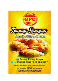Saja aku beli lebih buat makan malam nanti. Bekalan Tepung Rangup Sebaguna Gpc Goreng Pisang Crispy Facebook