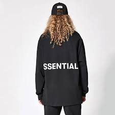 2019 Fog Fear Of God Essentials Logo Tee T Shirt Sweatshirt Luxury Casual Simple Street Pullover Long Sleeve Outwear Hoodies Hfymwy024 From Hanfei001