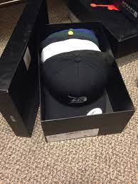 Larger Shoebox As Fitted Hat Storage No More Baseball Hats Everywhere Lord Knows I Needed This Hat Storage Shoe Box Fitted Hats
