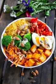 Clean Eating Rainbow Buddha Bowl Mit Brokkoli Susskartoffeln Linsen Rezept Clean Eating Ernahrung Vegetarische Gerichte Gesunde Rezepte