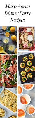 We know firsthand how busy life gets, but that doesn't mean you can't get a handle on your daily dinners. How To Host A Totally Make Ahead Dinner Party From Drinks To Dessert Purewow Food Recipe Birthday Dinner Menu Dinner Party Recipes Birthday Dinner Recipes
