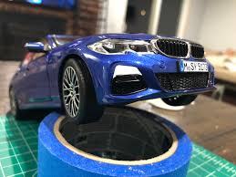 Portimao blue m340i with m performance parts. Original Bmw Miniatur G20 Limousine 330i Portimao Blue Blau 1 18 Sammlermodell Auto Verkehrsmodelle Autos Lkw Busse
