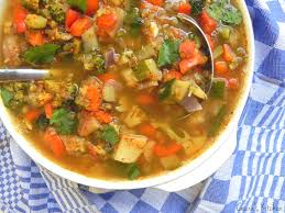 vegetable kitchen sink soup (v + gf)
