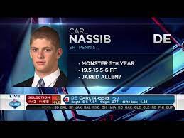 Is carl nassib dating anyone? 2016 Nfl Draft Rd 3 Pk 65 Cleveland Browns Select De Carl Nassib Youtube