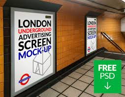 Vedi Questo Progetto Behance Free London Underground Advertising Screen Mock Up 6 Https Www Behance Net Gallery 79682145 Free Behance Progettazione Free