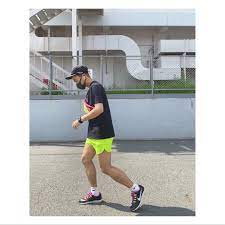ミカミ on instagram 今日は走りました ウォーキング並みの時速 ランニングダイエット はしるひと ランニング男子 走るの好きな人と繋がりたい らんにんぐおじさん sporty style fashion