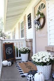 Black And White Plaid Decor Front Door Fall Decor Ideas Fall Decorations Porch Fall Front Porch Decor Front Porch Decorating