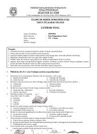 Check spelling or type a new query. Soal Uas Pas Mapel Seni Budaya Kelas 8 Smp Semester 1 K 13 Dan Ktsp