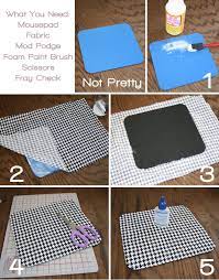 Super Fast Fabulous Mouse Pad Diy Dream A Little Bigger Diy Mouse Pad Mouse Pad Diy