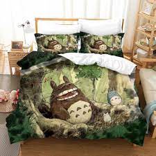 63in x 83in (160 x 210cm) | 2 x. Buy 3d Printed My Neighbor Totoro Bedding Set Quilt Cover Pillowcase Kid Cartoon Duvet Cover Single Twin Size At Affordable Prices Price 43 Usd Free Shipping Real Reviews With Photos Joom